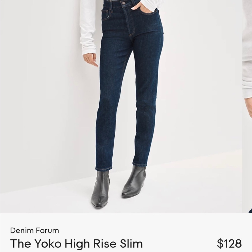 The Yoko high-rise slim size 28. DENIM FORM
